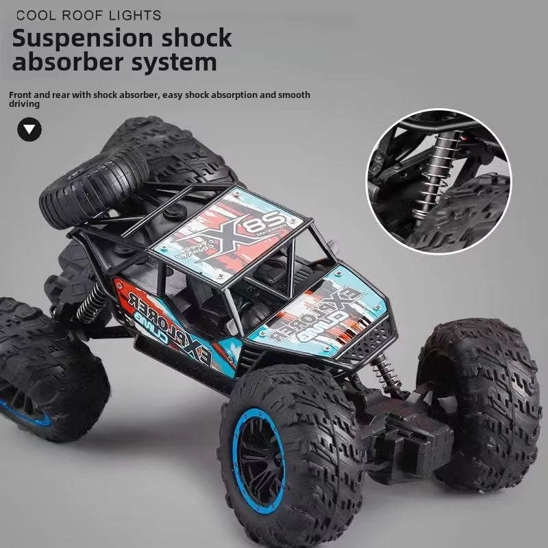 Cross-Border Remote Control Off-Road Vehicle Alloy Charging Version Kidsren'S Boy Large Remote Control Car Four-Way Climbing ...