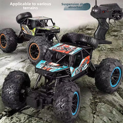 Cross-Border Remote Control Off-Road Vehicle Alloy Charging Version Kidsren'S Boy Large Remote Control Car Four-Way Climbing ...