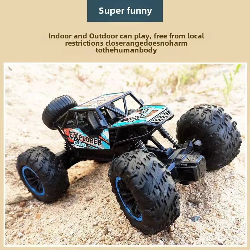 Cross-Border Remote Control Off-Road Vehicle Alloy Charging Version Kidsren'S Boy Large Remote Control Car Four-Way Climbing ...